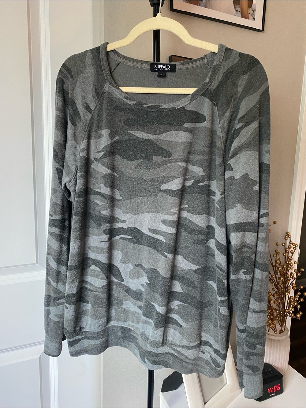 Buffalo David Bitton Camo Crewneck Sweater